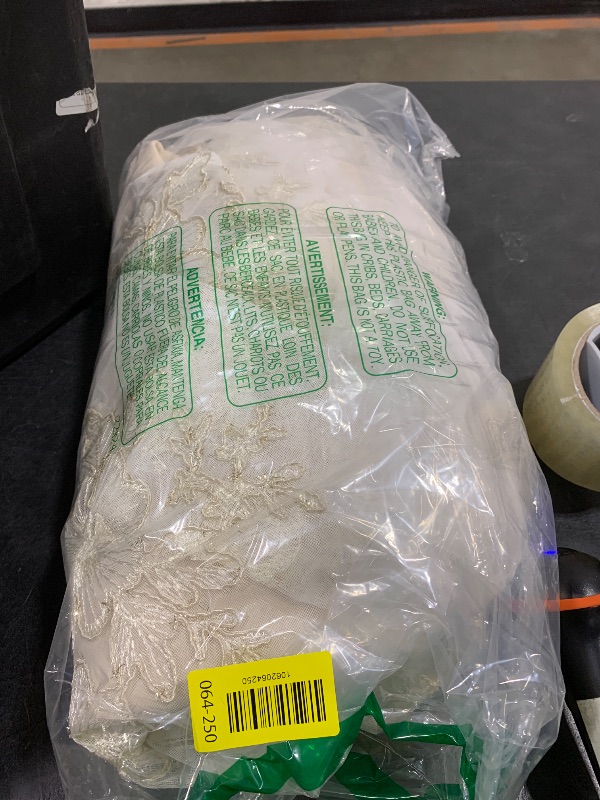 Photo 1 of Amidoudou 1 Pair European Double Layer Curtains Luxury Flower Embroidered Curtains for Living Room Bedroom (Beige,52x102 Inch)