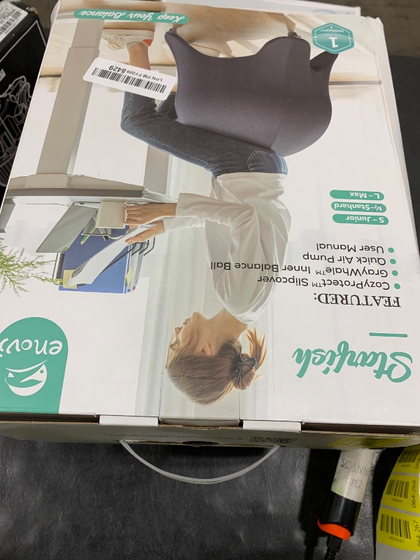 Photo 1 of ENOVI Starfish Yoga Ball Chair, Exercise Ball Ergonomic Design for Office and Home, Relieve Back Pain, 24IN, FG