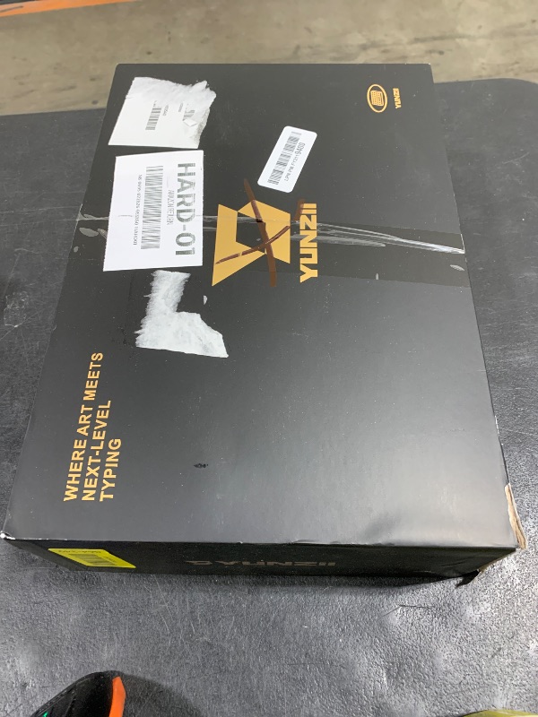 Photo 1 of YUNZII QL75 Wireless Typewriter Hot Swap Retro Mechanical Keyboard,Punk Round Keycaps,RGB Backlit QMK/VIA Programmable, Multi-Device Keyboard with 2.4GHz/Type-C/BT5.0 (Wood, Onyx Switch)