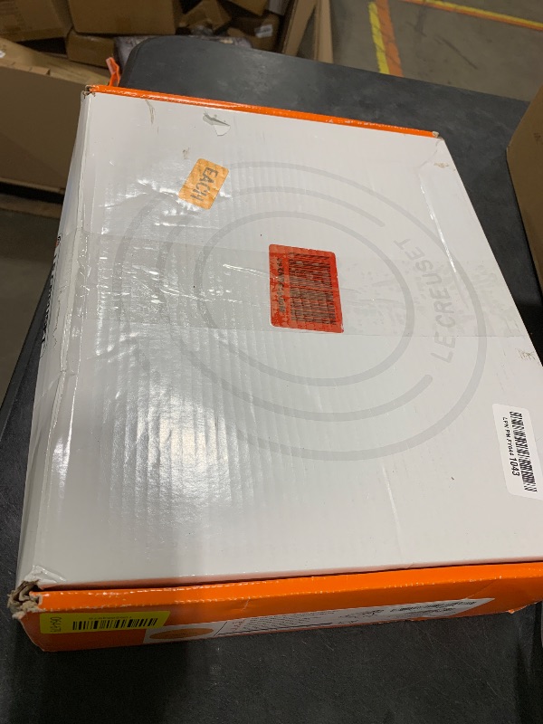 Photo 1 of MINOR DAMAGE ON LID******Le Creuset Enameled Cast Iron Figural Pumpkin Braiser, 2.75 qt., Persimmon