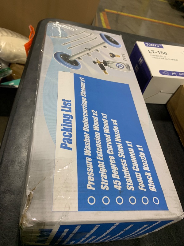 Photo 1 of RIDGE WASHER Pressure Washer Undercarriage Cleaner, 16 Inch Undercarriage Washer with Foam Cannon, Under Car Cleaner with Straight Extension Wand, 4000 PSI