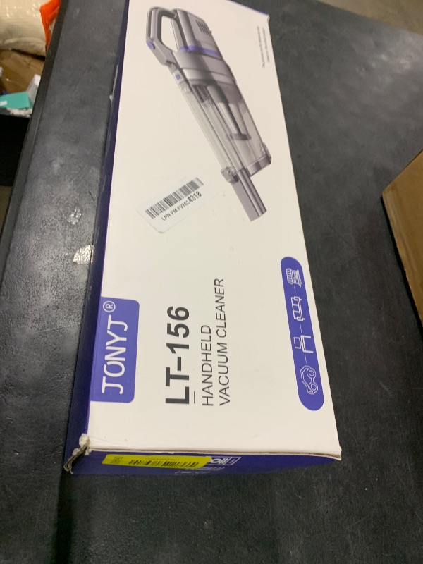 Photo 1 of JONYJ Handheld Vacuum Cordless, 16000PA Strong Suction Hand Held Car Vacuum Cleaner, Portable Hand Vacuum Rechargeable with Multi-Nozzles & LED Light for Home, Car, Office, Pets