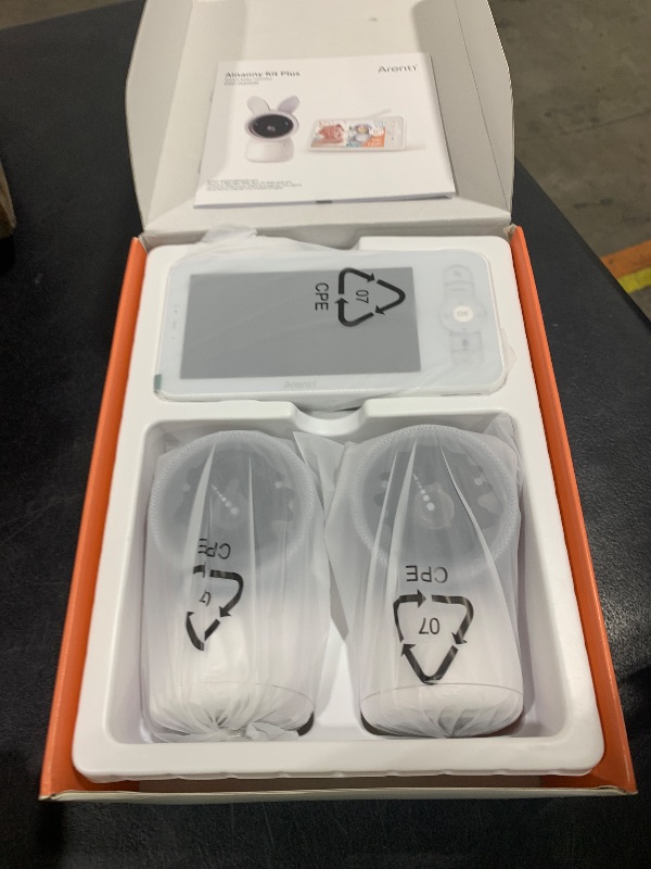 Photo 1 of ARENTI Baby Monitor with 2 Cameras, 2K Smart Baby Camera with 5'' Upgraded Wireless Display, Super Night Vision, Breathing Light, Lullabies, Cry&Motion Detection, Temp&Humidity Sensor, 2 Way Audio