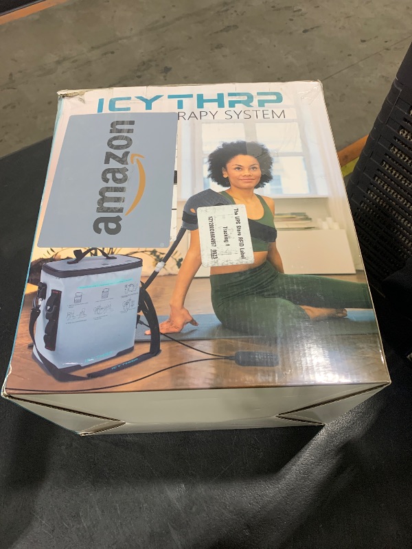 Photo 1 of ICYTHRP Cold Therapy Machine with Programmable Timer, Portable Ice Machine for Shoulder After Surgery, Shoulder Replacement Recovery System, Cryotherapy Pain Relief with Compression Pad