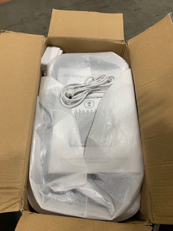 Photo 1 of ECOSELF Smart Air Purifier for Home Large Rooms, with WiFi Control, Covers Up to 2400 Ft², Smart Mode, AQI Display, 22dB Sleep Mode & Aromatherapy, HAP603WF, White