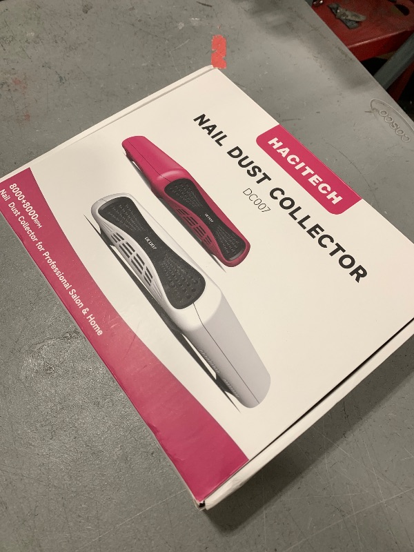 Photo 1 of HACITECH Nail Dust Collector | 1600PA Strong Suction, 10-Level Adjustable Speed, 30 Filter Paper Included | Salon & Home Dust Collector Nail Tech