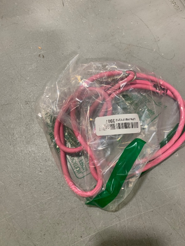 Photo 1 of WYuZe 5ft Puppy Leash for Small Dogs, 1/4" Pink Rope Dog Leash with Easy to Use Hook, Lightweight Cat Leashes for Chihuahua/Yorkie/Tiny Breed, 10+ Colors