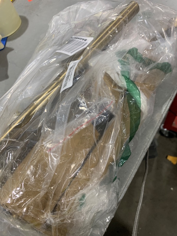 Photo 1 of 2 Pack Warm Gold Curtain Rods for Windows 72 to 144 Inches Adjustable Length Heavy Duty 1" Diameter Brass Window Curtain Rod with Solid Metal Finials for Outdoor Farmhouse Bedroom Kitchen Living Room