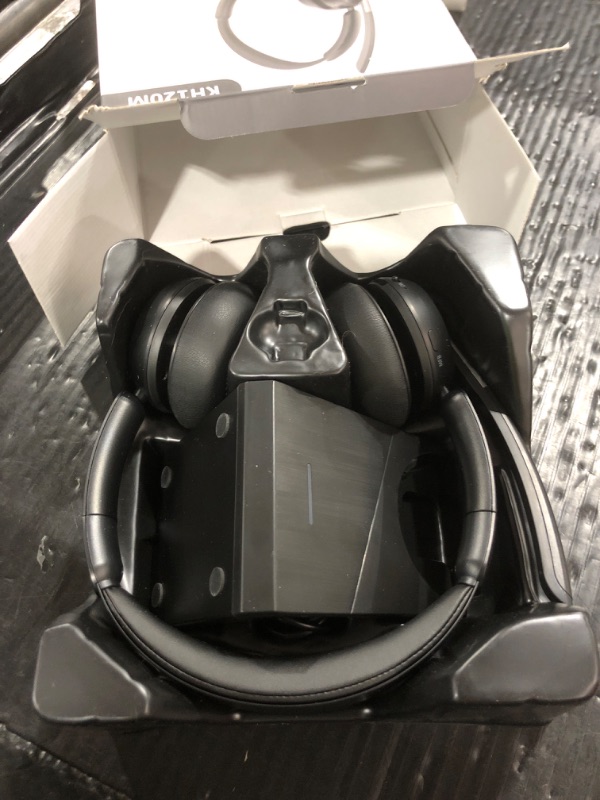 Photo 1 of (2025 Upgraded) Wireless Headset with Mic for Work, Bluetooth Headset with Noise Canceling Microphone with Dongle, Charging Base & Mic Mute, Wireless Headphones for Work from Home/PC/Computer