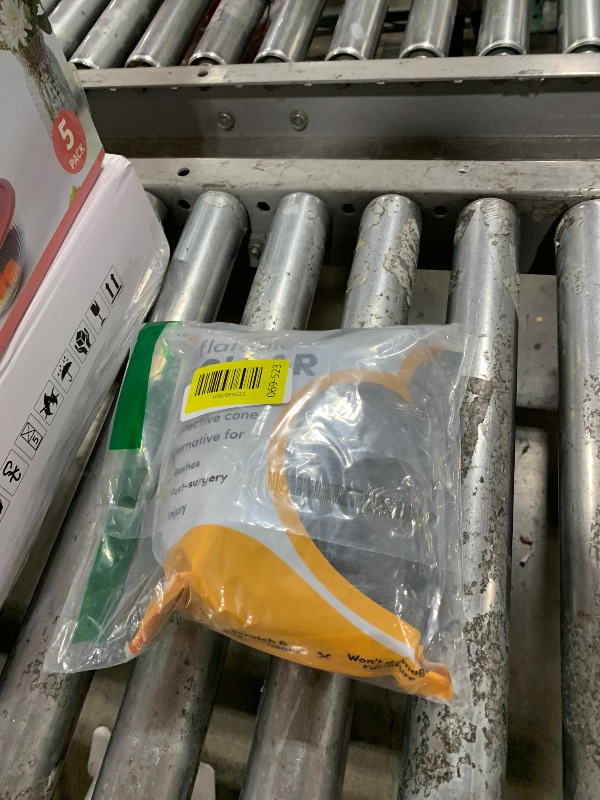 Photo 1 of BENCMATE Inflatable Dog Cone Collar Alternative, Soft Dog Cone for Small Medium Large Dogs and Cats, Neck Recovery ECollar Donut Collar After Surgery (Large, Dark Grey)