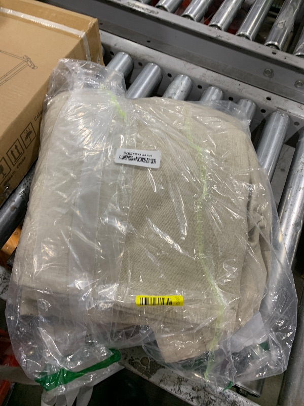 Photo 1 of MIULEE Sand Pinch Pleated 100% Blackout Linen Curtains 90 Inch Length 2 Panels Set, Black Out Memory Trained Pleat Curtains Light Blocking Room Darkening Drapes for Bedroom Living Room Window