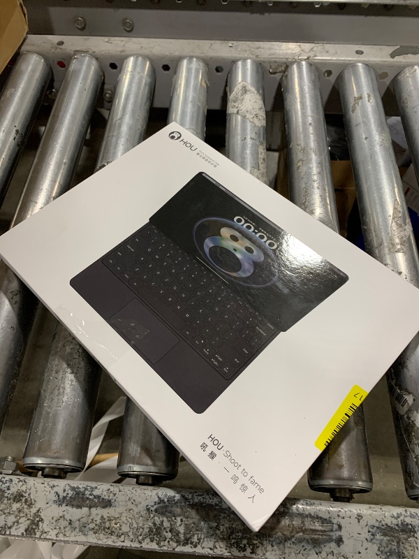 Photo 1 of HOU Keyboard for Samsung Galaxy Tab S10+ Plus/S9+ Plus/S9 FE+ Plus/S8+ Plus/S7+ Plus/S7 FE 12.4" with Magnetic Case,Floating Cantilever,Multi-Function Trackpad,7 Colors Backlit,S Pen Holder,Black