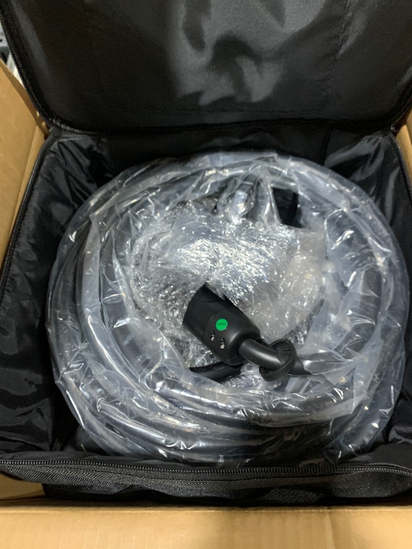 Photo 1 of GRECELL Level 2 EV Charger, 32A/7.4KW Electric Vehicle Portable Charger with 25FT Cable, ETL Certified Level 2 Car Charger for All SAE J1772, 240V NEMA 14-50 Adjustable Current for Home & Travel