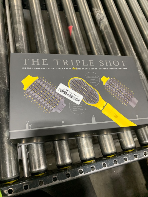 Photo 1 of Drybar The Triple Shot Interchangeable Blow-Dryer Brush – Three Looks, One Hair Tool – Salon Styling Brush for Faster Blowouts