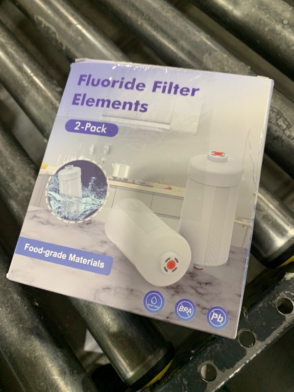 Photo 1 of Purewell FL-2 5-Stage Fluoride Purification Elements, Replacement for Berkey® PF-2® Fluoride Filters, Berkey® and Purewell Gravity Filtration System,Natural filter material (White, 4 Pack, K Series)