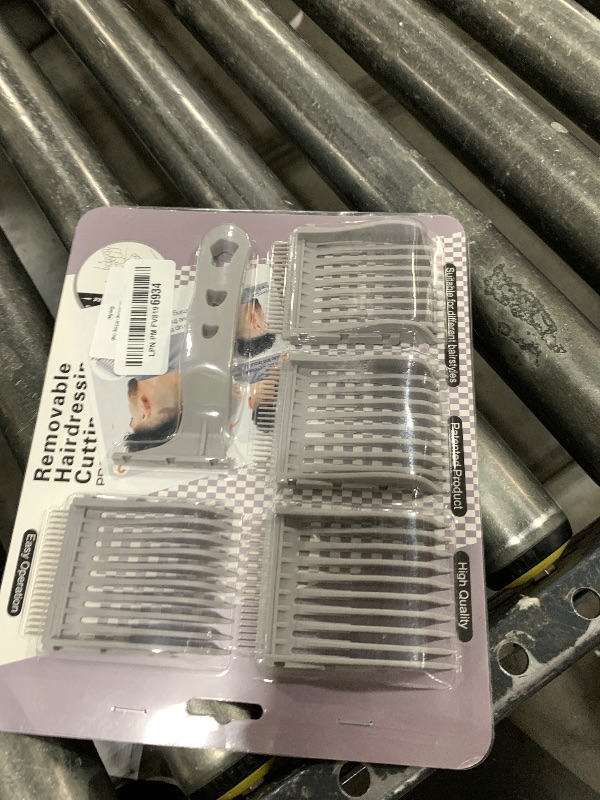 Photo 1 of A 4-in-1 Detachable Blend Friend Fade Comb Set, Blend Friend, Barber Fade Comb, Uitable for Home, Salon Use, Compatible with all Hair Cutting Shears and Barber Tools (Grey New)