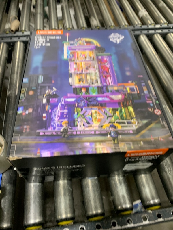 Photo 1 of Lumibricks Cyber Couture Galleria Building Set - Cyberpunk Neon City Future Style Toy with Light Kit for Home Decor - Amazing Gift Idea for Boys & Girls, Adults & Sci-fi Lovers, 2701 Pcs