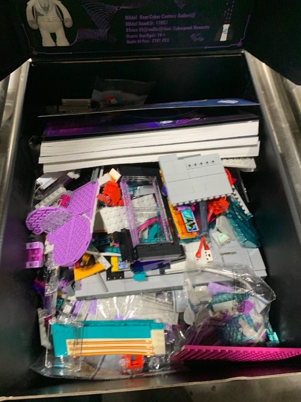 Photo 1 of Lumibricks Cyber Couture Galleria Building Set - Cyberpunk Neon City Future Style Toy with Light Kit for Home Decor - Amazing Gift Idea for Boys & Girls, Adults & Sci-fi Lovers, 2701 Pcs