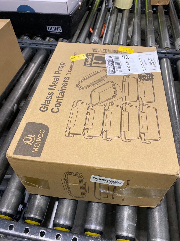 Photo 1 of [8-Pack,30 oz]Glass Meal Prep Containers,Glass Food Storage Containers,Airtight lunch Containers with Lids, Microwave, Oven, Freezer and Dishwasher