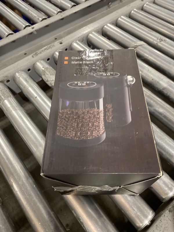 Photo 1 of *****NONFUNCTIONAL PARTS ONLY******
Automatic Vacuum Coffee Canister, 1.3L Airtight Food Storage Containers with Smart Pressure Sensor, Electric Coffee Bean Container Rechargeable with LED Display Window for Home Kitchen Food Storage