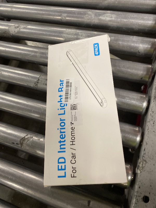 Photo 1 of 12v LED Interior Light Bar?CT CAPETRONIX 120LEDs 1500LM 8W DC 12 Volt led Strip Lights with ON/Off Switch?for Enclosed Cargo Trailer, Car RV Van Truck Lorry Camper Boat Caravan Motorhome (4Pack)