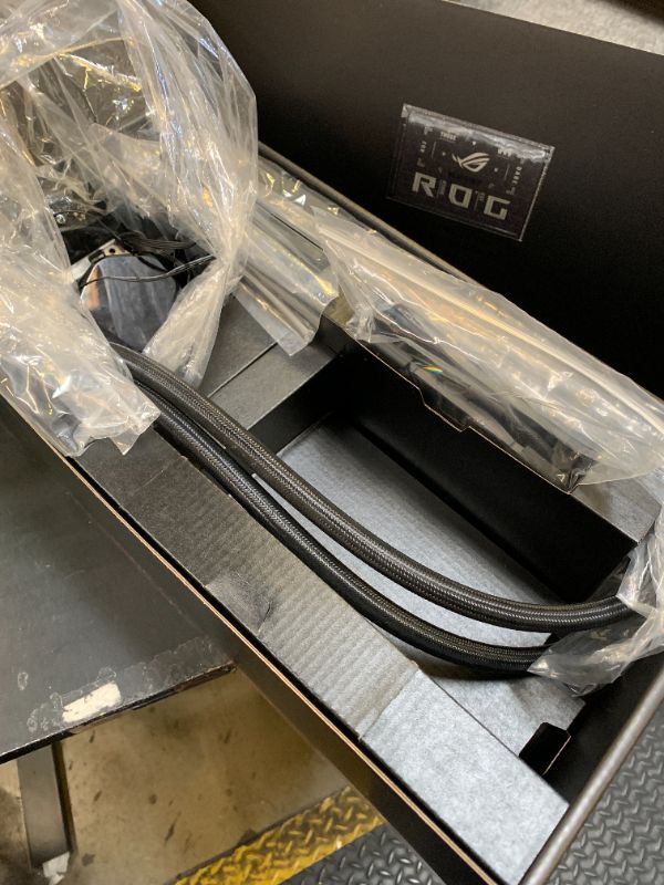 Photo 1 of ASUS ROG Ryujin III 360 All-in-one Liquid CPU Cooler with 360mm Radiator. Asetek 8th gen Pump, 3X Noctua industrialPPC 120mm Fans, 3.5” Color LCD