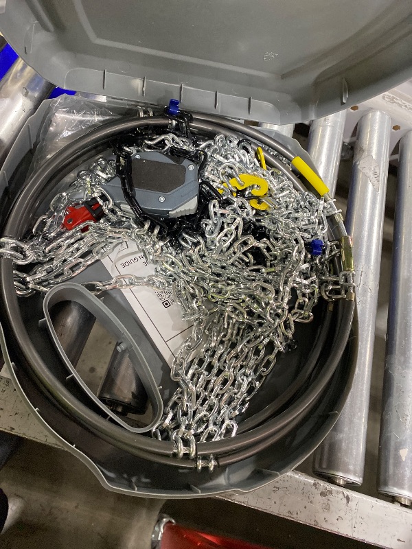 Photo 1 of Auto Fixing Snow Chains for Pickup Trucks & SUVs Off-road, Heavy Duty Quick Fit & Easy Installation Snow Tire Chains, Portable Reusable Emergency Tire Traction Chain, Set of 2 (HPK-2340)