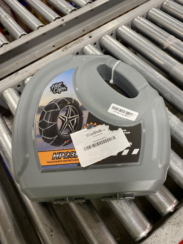 Photo 1 of Auto Fixing Snow Chains for Pickup Trucks & SUVs Off-road, Heavy Duty Quick Fit & Easy Installation Snow Tire Chains, Portable Reusable Emergency Tire Traction Chain, Set of 2 (HPK-2340)