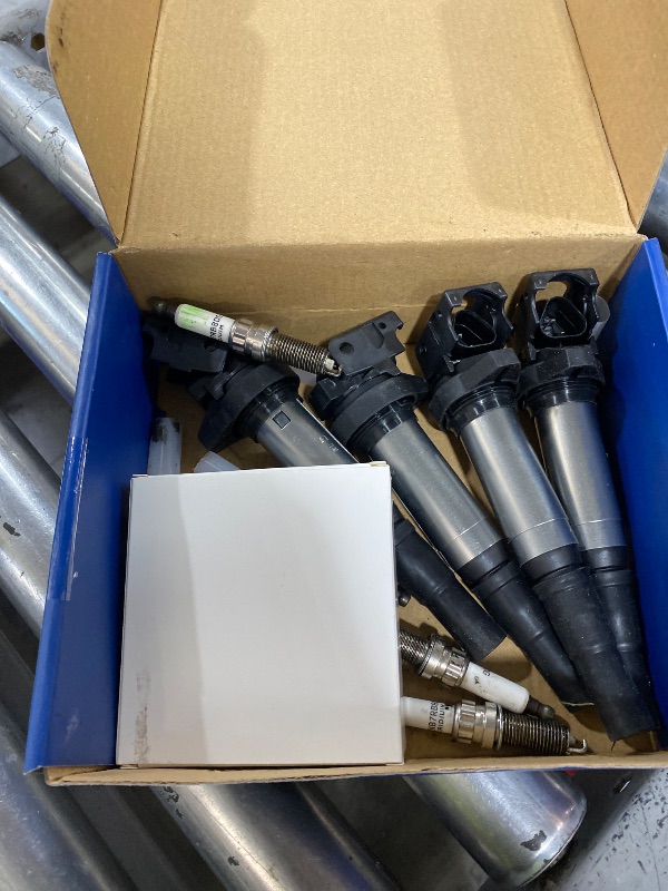 Photo 1 of KAX OEM Performance 4-Pack Ignition Coils and Double Iridium Spark Plug Set Compatible with 2008-2013 Mini Cooper S 1.6T L4, 2012-2016 Mini Cooper Countryman S ALL4 1.6T L4, UF598