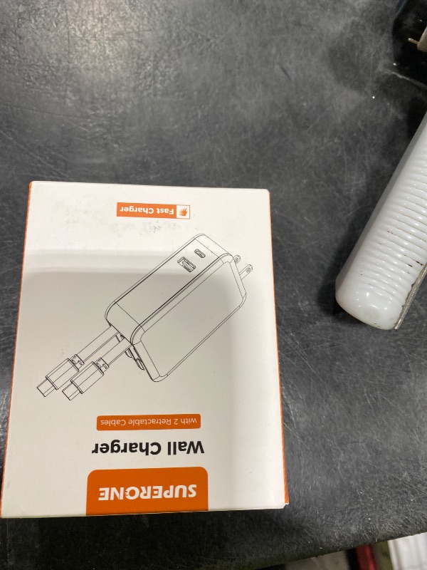 Photo 1 of ?2026 Upgrade?SUPERONE 4 in 1 Retractable Wall Charger Plug with Dual USB C Cables 3.3FT (Longest Retractable), 35W Fast Charging Retractable Phone Charger for iPhone 17/16/15,iPad,Galaxy,Pixel,Tablet