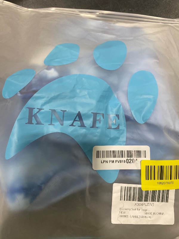 Photo 1 of Knafe Recovery Suit for Dogs After Surgery – Breathable Dog Onesie Cone Alternative, Anti-Licking Surgical Suit for Spay Neuter Wounds, Comfortable E-Collar Replacement for Male & Female Dogs
