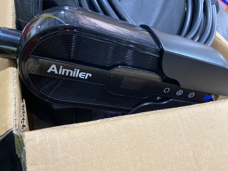 Photo 1 of AIMILER Level 1/2 Tesla Charger(WIFI APP/Plug-play), 16A, 25ft Cable ETL Certified, 240V NEMA 6-20P Plug & 120V 5-15P Adapter, NACS Connector, Portable Electric Car EV Charger for Tesla Models Y/X/3/S