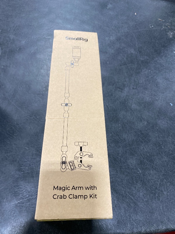 Photo 1 of SMALLRIG 22" Magic Arm Clamp, Overhead Phone Mount Holder Stand, Flexible Desk Camera Mount, Articulating Friction Boom Arm, for POV Shot, Filming, Light, Webcam, Action Camera