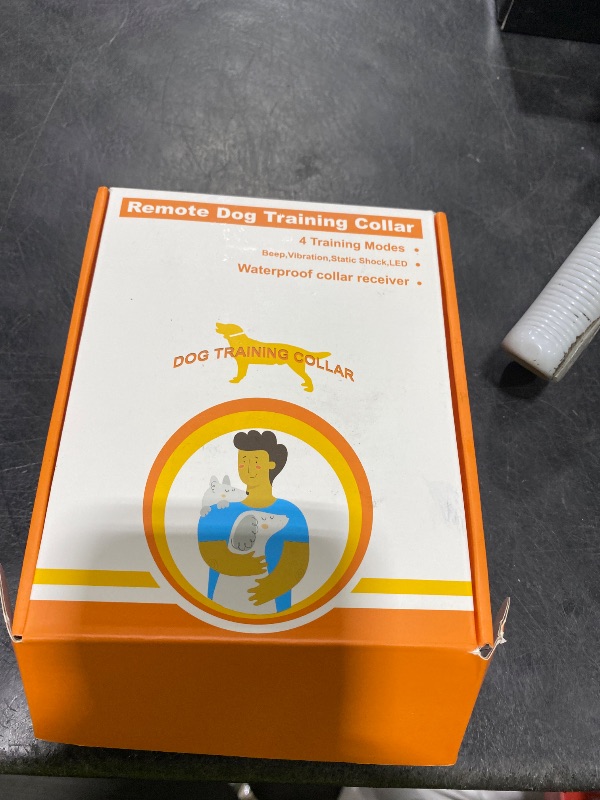 Photo 1 of Dog Shock Collar, 3300ft Dog Training Collar with Remote, IPX7 Waterproof Rechargeable Sleek Modern Shock Collar for Small, Medium, Large Dogs with Beep, Vibration, Safety Shock, Light Mode, 8-120 lbs