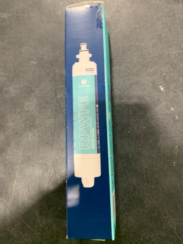 Photo 1 of GE RPWFE Refrigerator Water Filter, Genuine Replacement Filter, Certified to Reduce Lead, Sulfur, and 50+ Other Impurities, Replace Every 6 Months for Best Results, Pack of 1