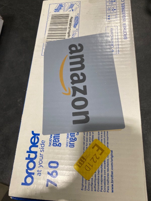 Photo 1 of Brother Genuine TN760 High Yield Black Toner Cartridge, (for use with MFC-L2710DW MFC-L2750DW HL-L2350DW HL-L2370DW HL-L2395DW HL-L2390DW DCP-L2550DW Printers) (Pack of 1)