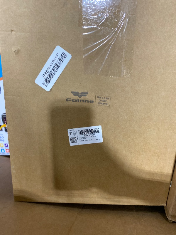 Photo 1 of Fainne 8 Pcs Stackable Paper Trays Organizer for Desk 8 Layer Stackable Letter Trays Plastic File Organizer Tray and Stacking Supports for File Storage, 13 x 10 x 2.76'' (Black)