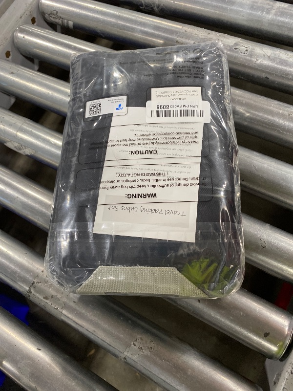 Photo 1 of 10 Set Compression Packing Cubes for Travel Essentials,Compressible Expandable Packing Cubes for Suitcase,OlarHike Luggage Organizer Bags for Travel,Handy Helper for Organizing Clothes(Black)