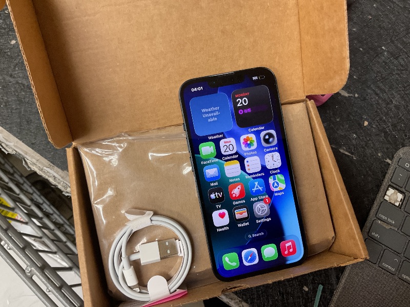 Photo 1 of Apple iPhone 13, 128GB, Midnight - Unlocked (Renewed)