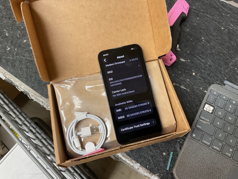 Photo 1 of Apple iPhone 13, 128GB, Midnight - Unlocked (Renewed)