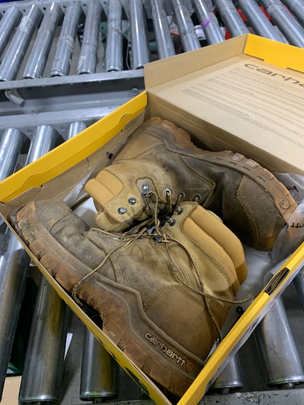 Photo 1 of Carhartt Men's Rugged Flex WP 6" Composite Toe Work Boot, Wheat, 10.5 M US