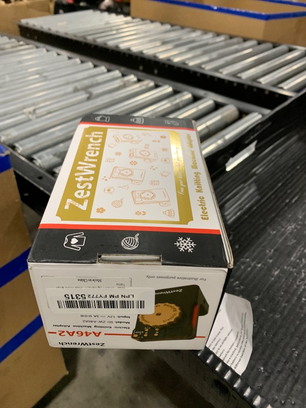 Photo 1 of [2025 Upgraded] zestwrench Electric Knitting Machine Adapter for Addi Knitting Machine 46, LCD Panel & Row Counter, Flat/Circular Dual Mode, Variable Speed Motor Accessories for Most Yarns