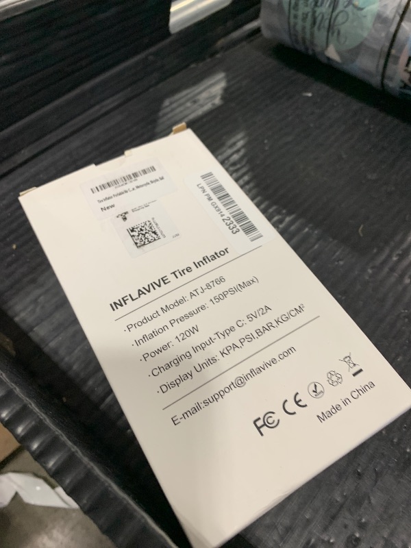 Photo 1 of Tire Inflator Portable Air Compressor, 150 PSI Cordless Air Pump for Car Tires with Digital Pressure Gauge, 3X Faster Tire Pump for Cars, Motorcycle, Bicycle, Balls with LED Light, Auto Shut-Off