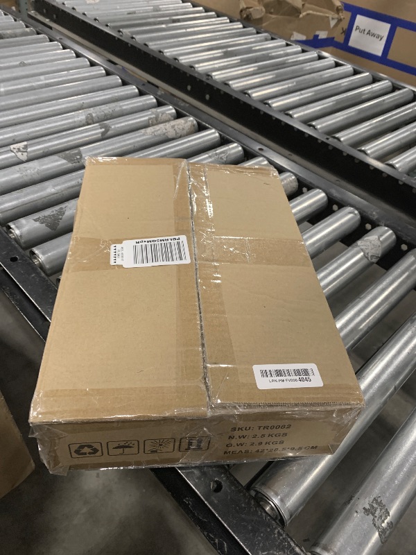 Photo 1 of Trironsun Bread Box for Kitchen Counter Black Bread Storage Container with Acrylic Door William Morris Flower Bird Design Farmhouse Breadbox Organizer (Black)