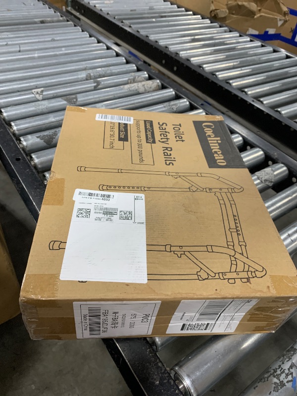 Photo 1 of Toilet Safety Rails (300 LB) – Adjustable, Foldable Toilet Handle Frame for Elderly & Disabled Adults, Supports All Toilet Types