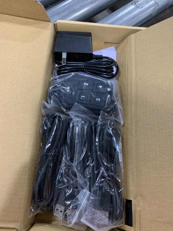 Photo 1 of HDMI KVM Switch 1 Monitors 4 Computers, 8K@60Hz 4K@120Hz USB 3.0 4 Port HDMI KVM Switch for 4 PCs Share 1 Set of Keyboard, Mouse and Monitor