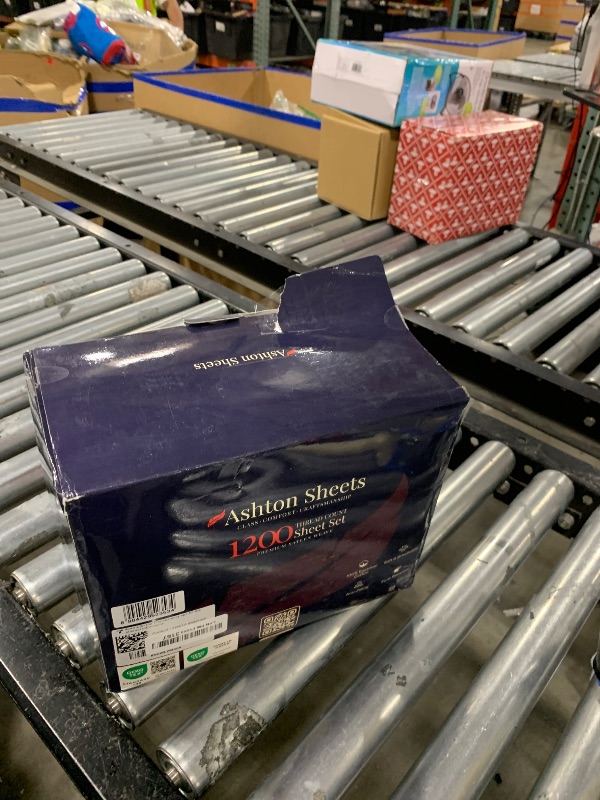 Photo 1 of Ashton Sheets 100% Egyptian Cotton Sheets King Size - 1200 Thread Count King Size Sheets Set Egyptian Cotton, 4 PC Luxury Bedsheet (Teal), Soft, Cooling, 17" Deep Pocket Sateen Weave Bedsheet Set