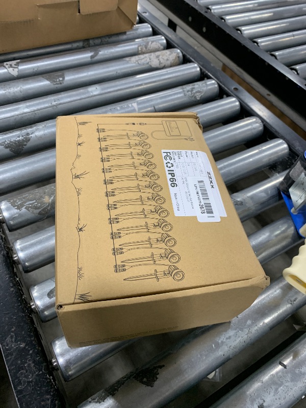 Photo 1 of ZZXX All-in-One Low Voltage Landscape Lighting Kit, 12-Pack LED Landscape Lights with Transformer 100FT Wire and Connectors, 2700K Waterproof Landscape Spot Lights for Garden Yard House Tree