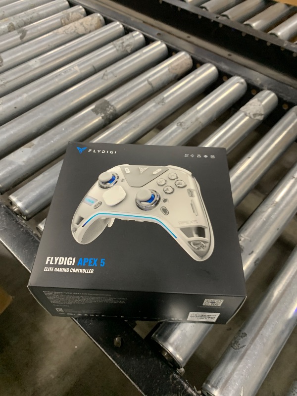 Photo 1 of FLYDIGI Apex 5 PC Controller, Forceflex Joystick 2.0, ForceAdapt Triggers, 3ms Ultra-Low Latency, RGB Light Bar, Full-Color LCD Display,1500mAh Battery PC/NS/Android/TV