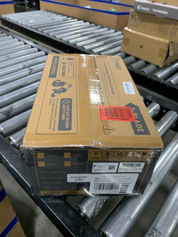 Photo 1 of Amico Ceiling Fans with Lights, 42 inch Low Profile Ceiling Fan with Light and Remote Control, Flush Mount, Reversible, 3CCT, Dimmable, Noiseless, White Ceiling Fan for Bedroom, Indoor/Outdoor Use